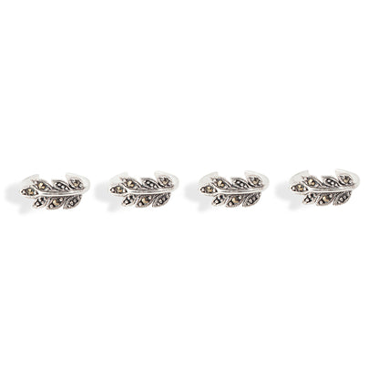 'Leaf Marcasite' Toe Rings