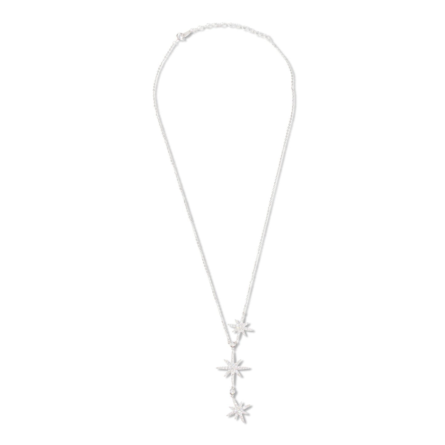 'Tri Star' Silver Pendent