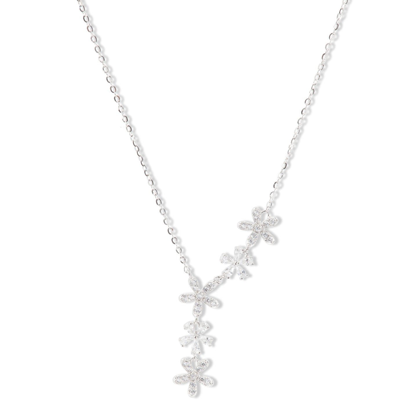 'Botanique Cascade' Silver Pendent