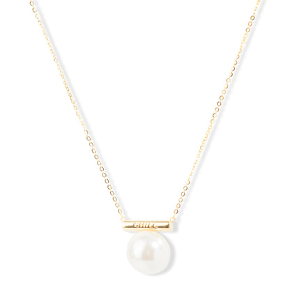 'Freshwater Cultured' White Pearl Pendent