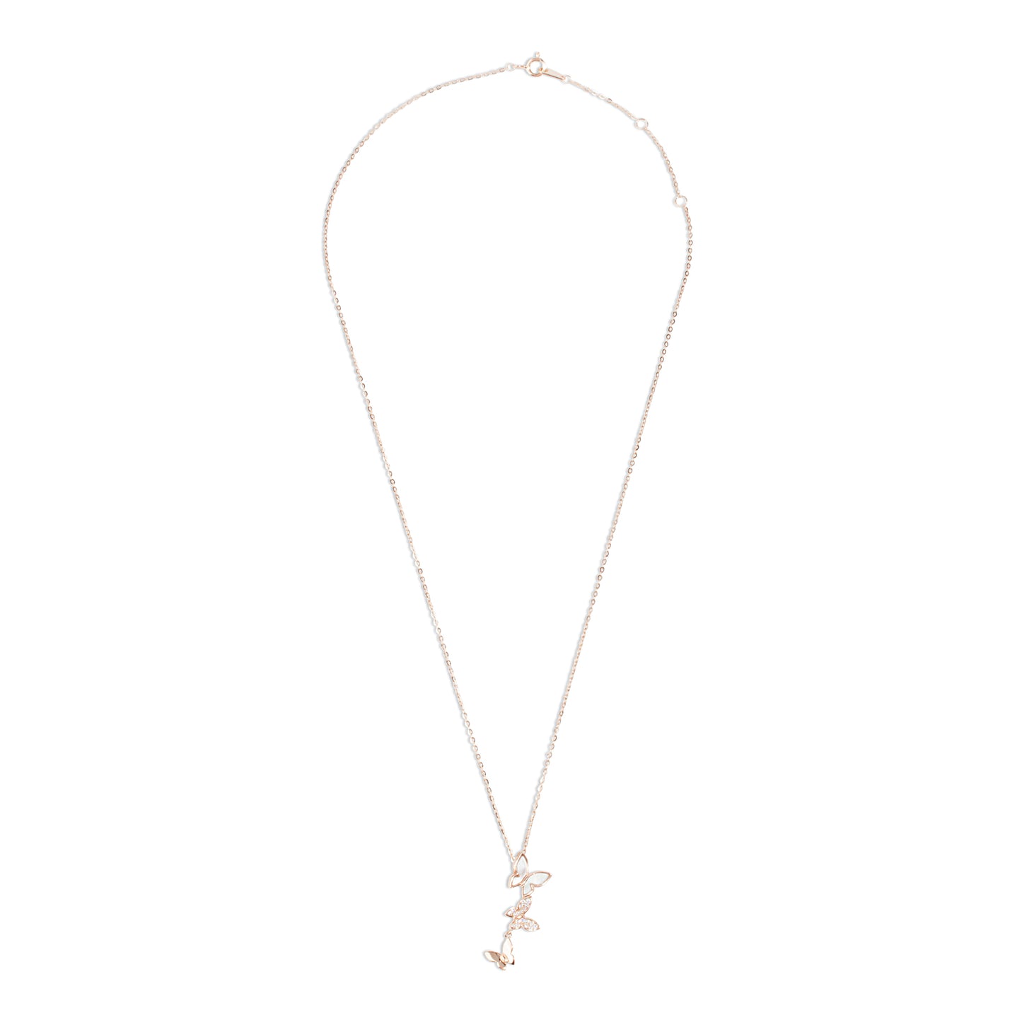 'Butterfly Land' Rose Gold Pendent