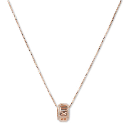 'Rose Gold Roman' Radiance Pendent