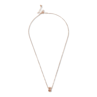 'Rose Gold Roman' Radiance Pendent