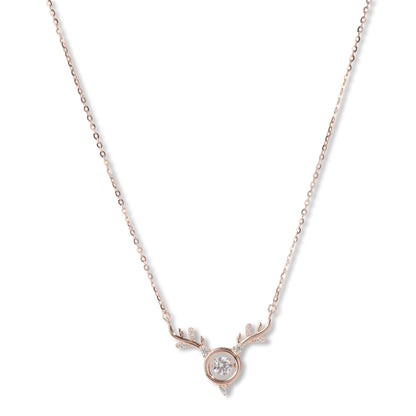 'Deer Dazzle' Rose Gold Pendent