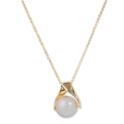 'Classic Grey' Pearl Pendent