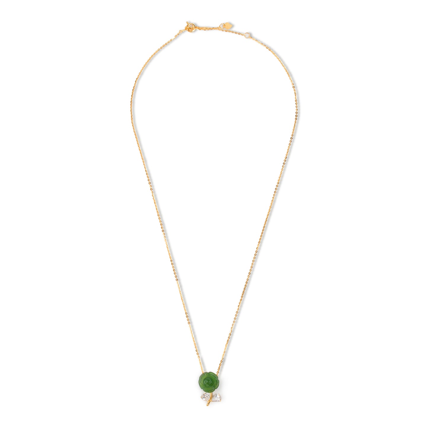 'Jade Floral' Pendent