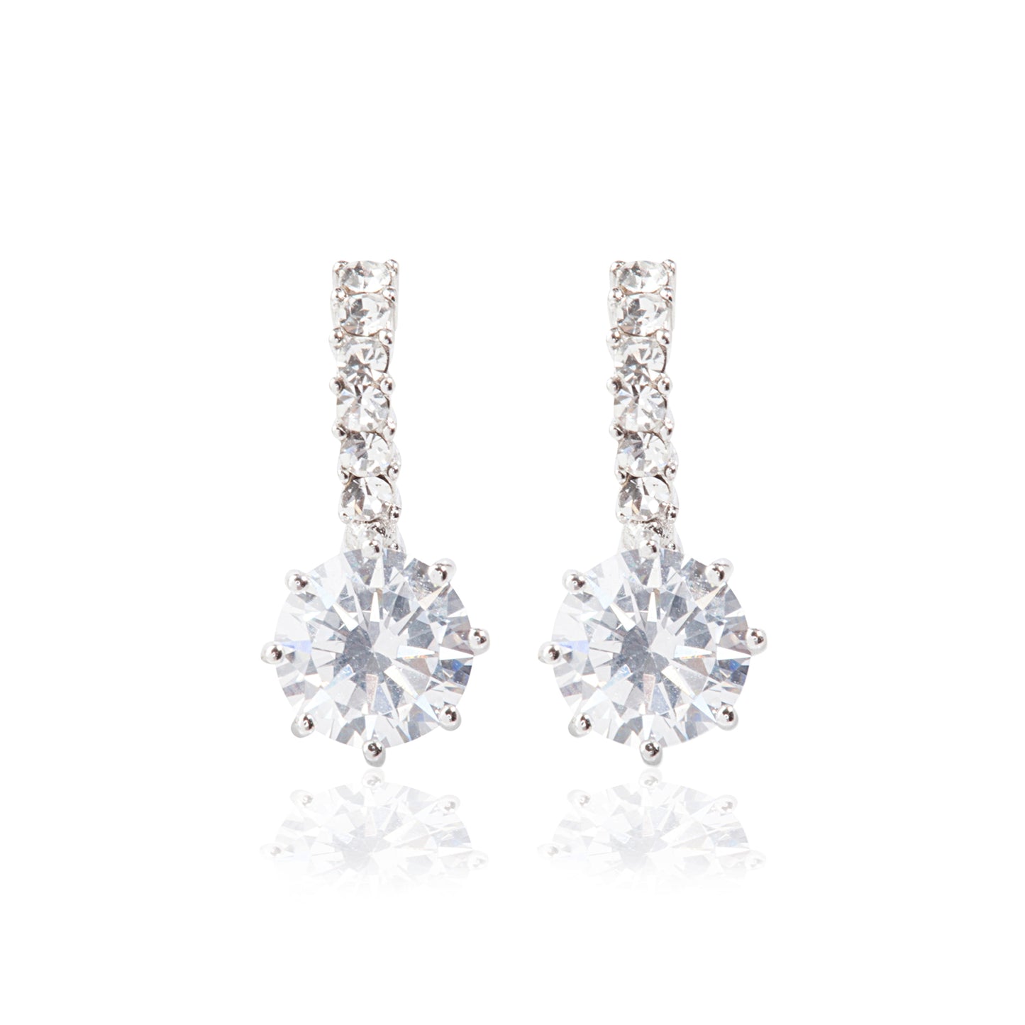 'Swiss Sparkle Zirconia' Earrings