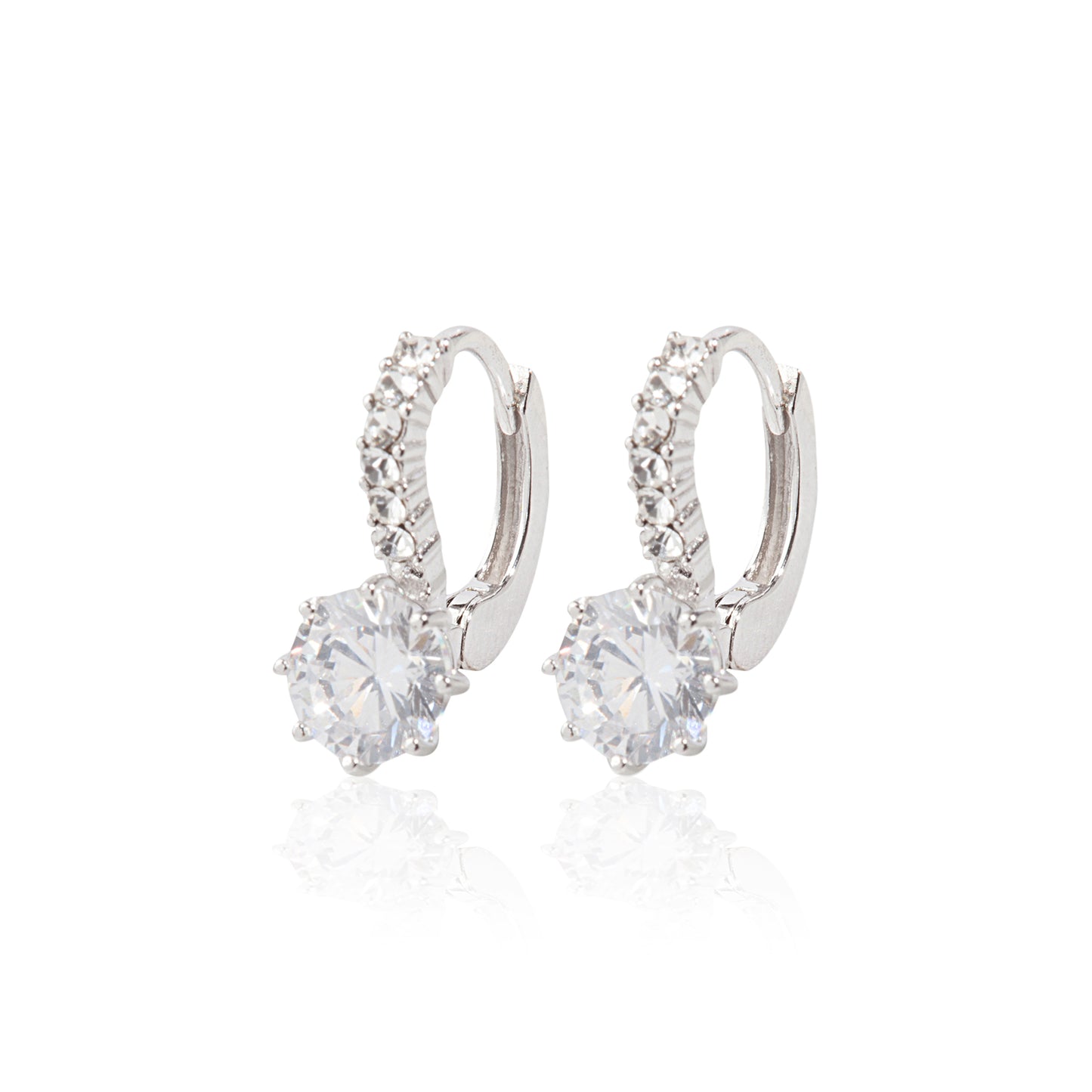 'Swiss Sparkle Zirconia' Earrings