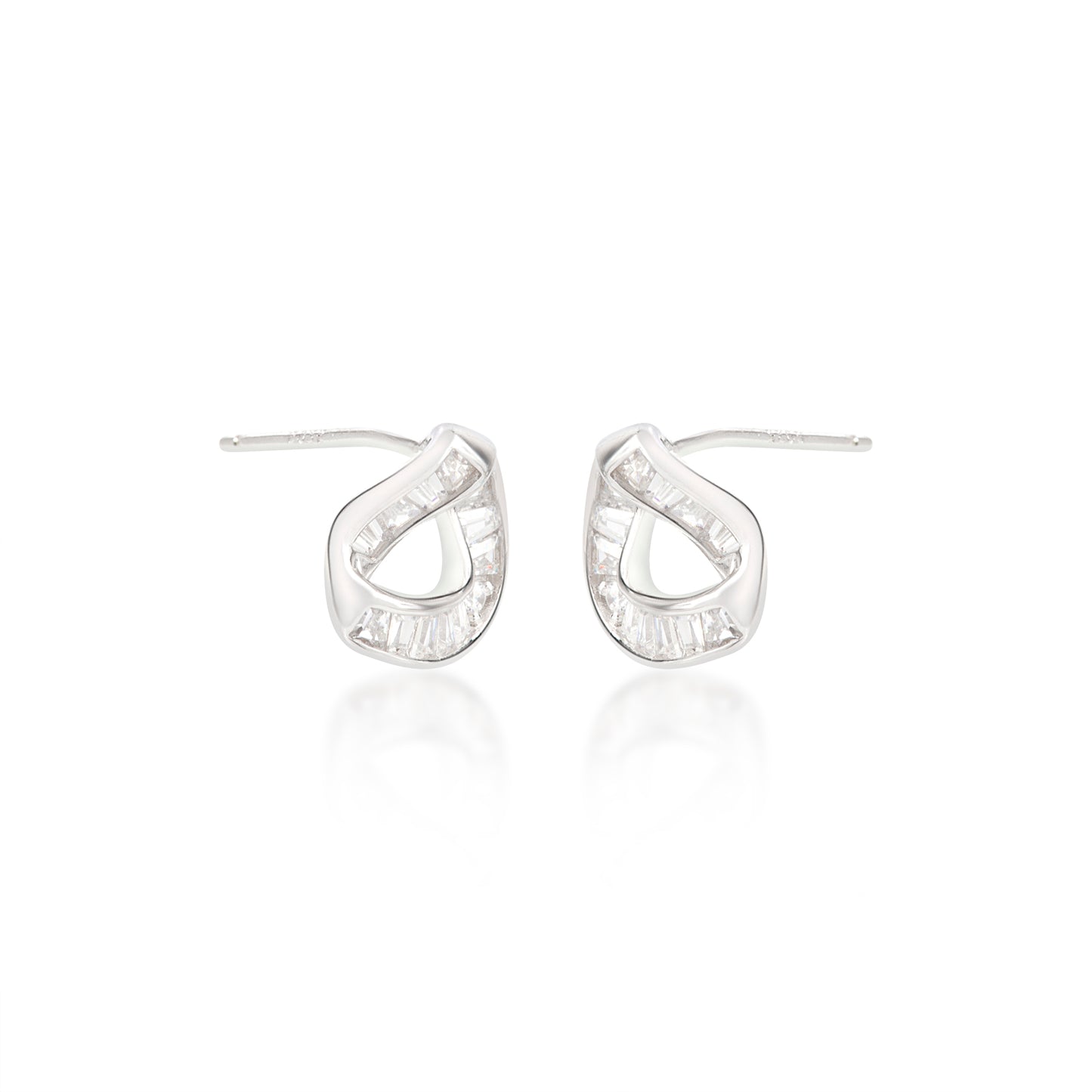 'Luna Elegance' Silver Earrings