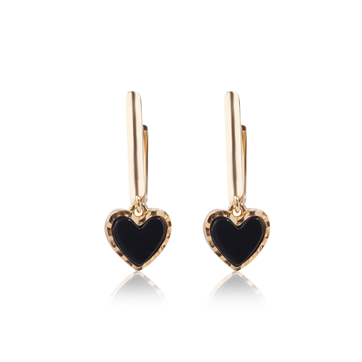 'Midnight Heart' Earrings