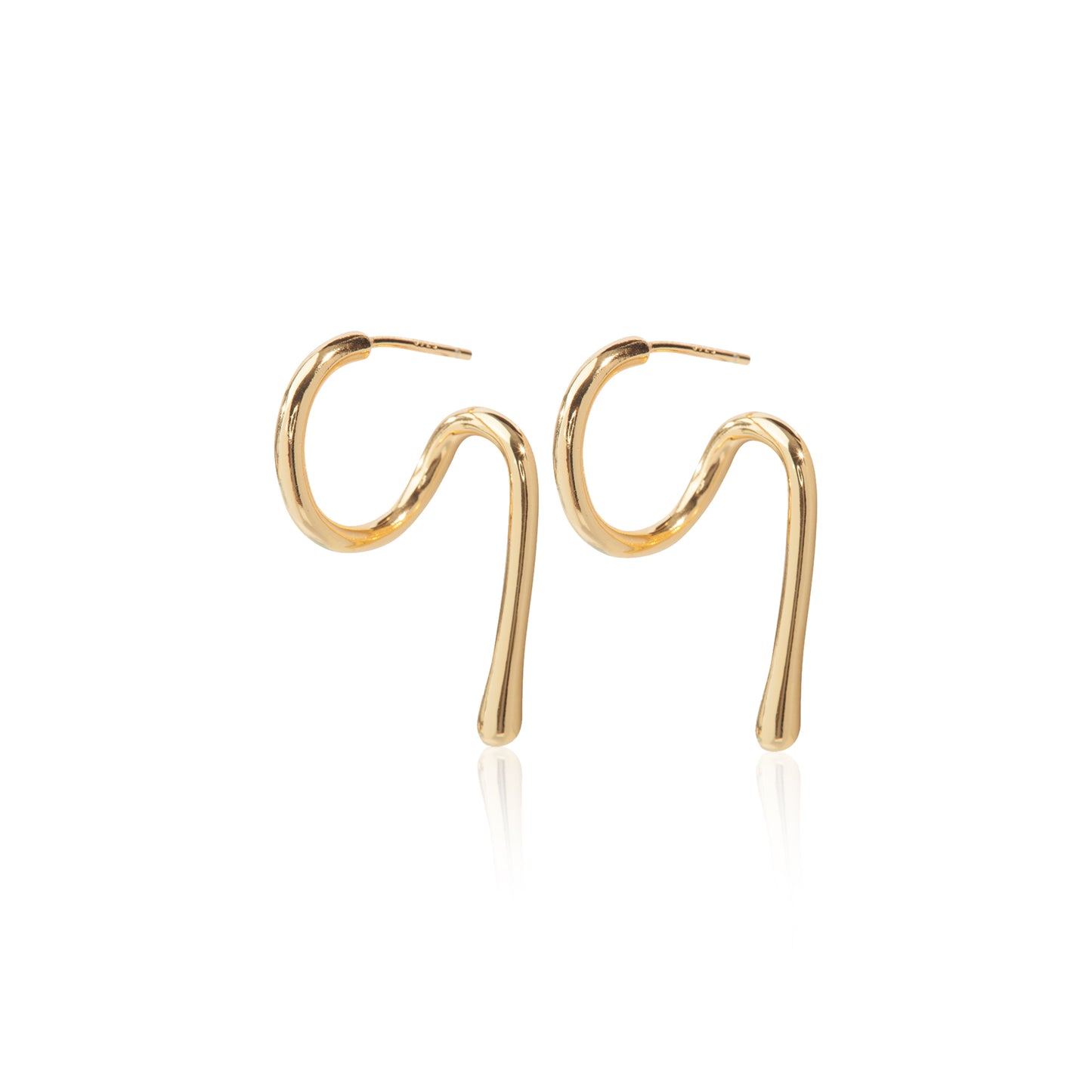 'Artistry' Gold Earrings