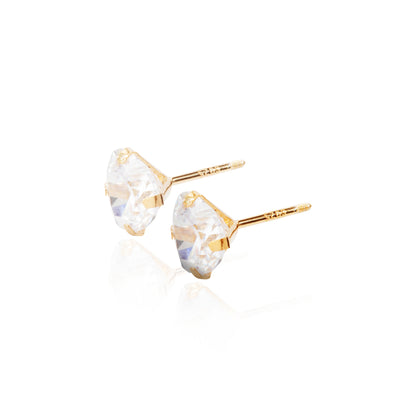 'Diamond Heart' Studs