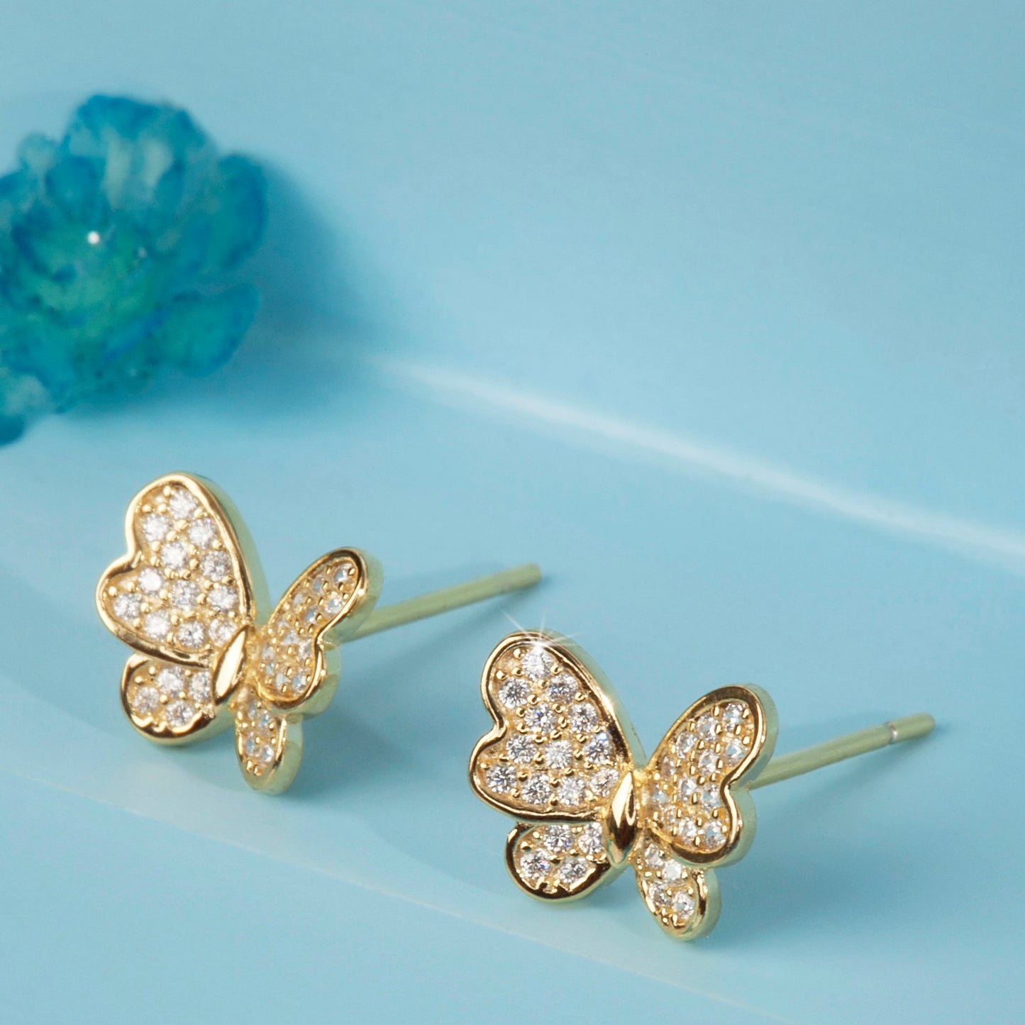 "Butterfly" Gold Plated Earrings