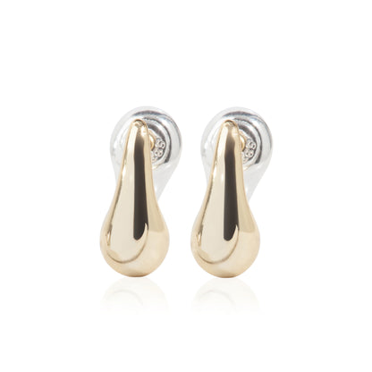 'Dawn to Dusk Two-Tone Teardrop' Earrings