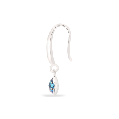 'Stunning Blue Gem' Star Earrings