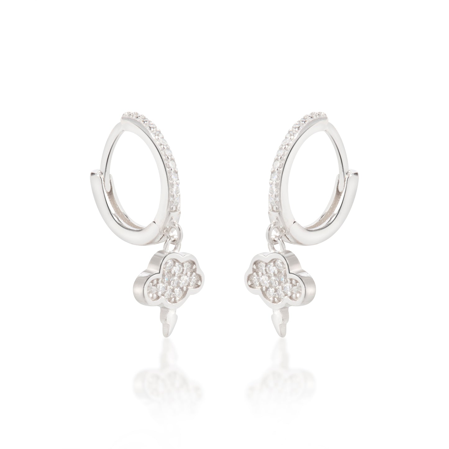 'Small Silver Cloud' Earrings