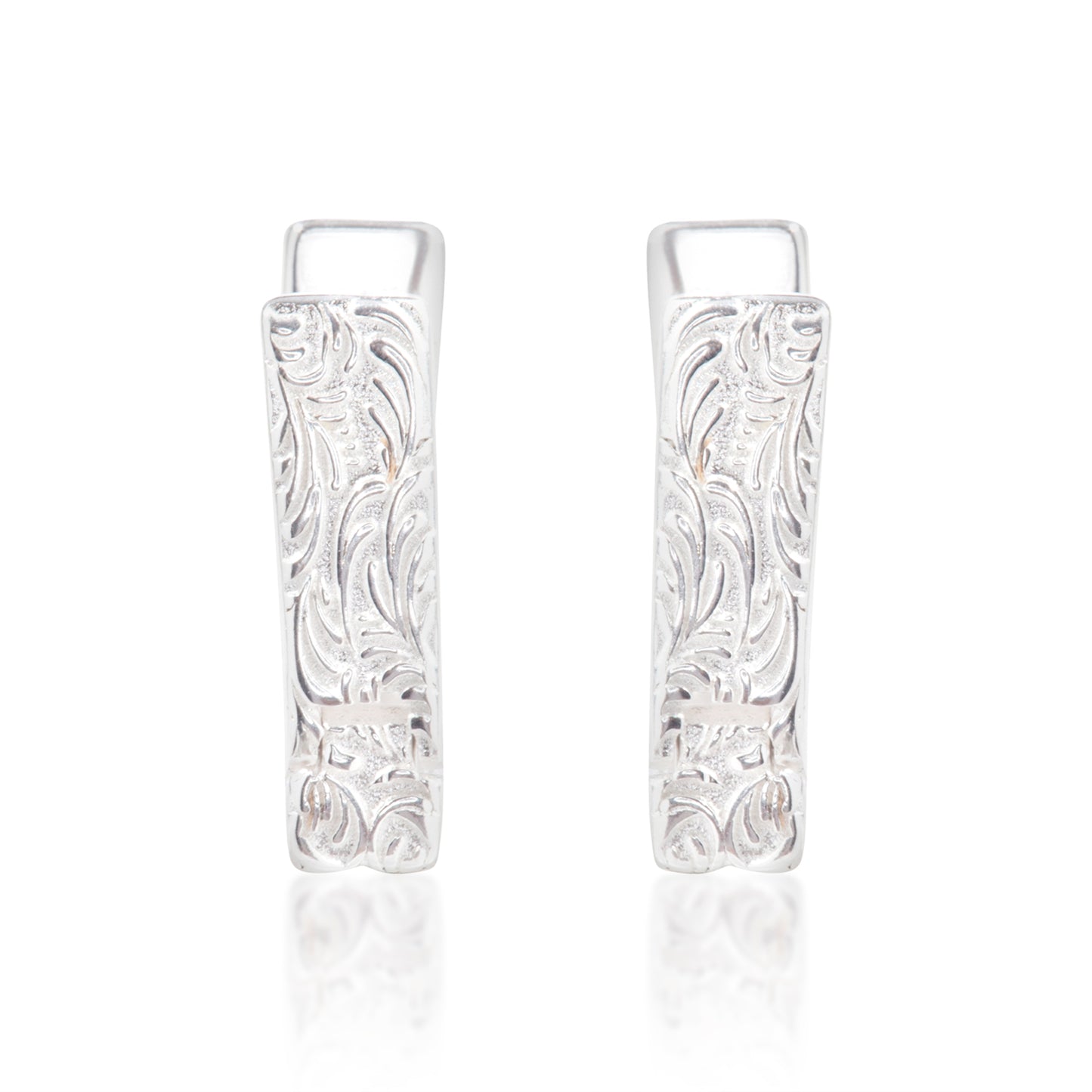 'Enigma Essence' Silver Earrings