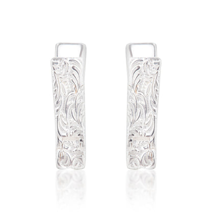 'Enigma Essence' Silver Earrings